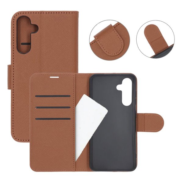 Samsung Galaxy A16 Etui med Stativ Brun