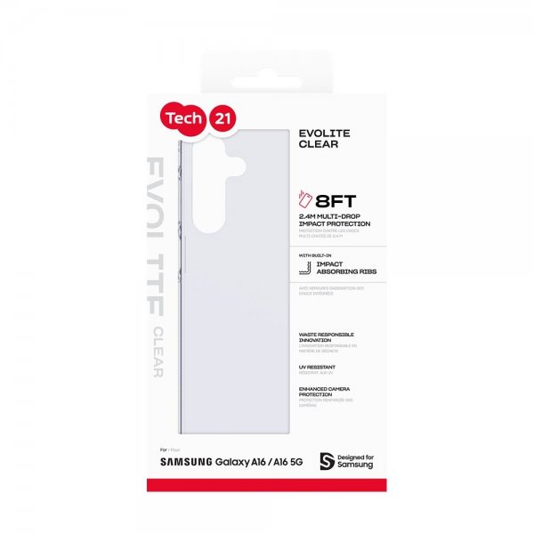 Tech21 Samsung Galaxy A16 Deksel EvoLite Transparent