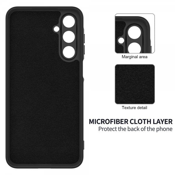 Samsung Galaxy A16 Deksel med Stropp Silikon Svart