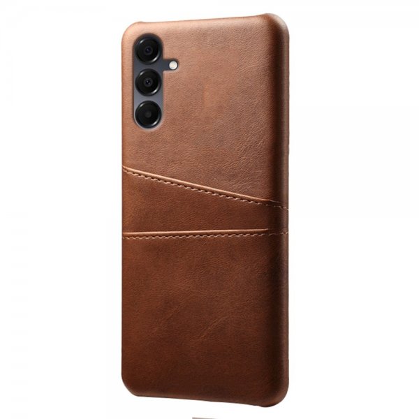 Samsung Galaxy A16 Deksel med To Kortlommer Mørkebrun