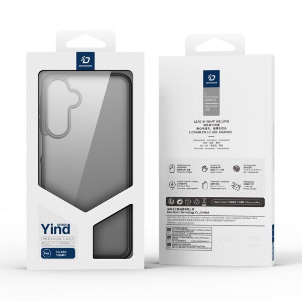 Dux Ducis Samsung Galaxy A16 Deksel Yind Series Svart