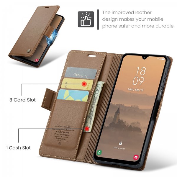 CaseMe Samsung Galaxy A17 Etui 023 Series Brun