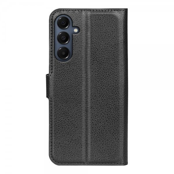 Samsung Galaxy A17 Etui Litchi Svart
