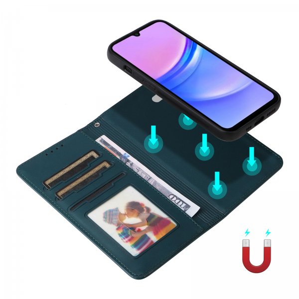 Betopnice Samsung Galaxy A17 Etui Avtagbart Deksel 005 Grønn