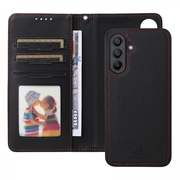 Betopnice Samsung Galaxy A17 Etui Avtagbart Deksel 005 Svart