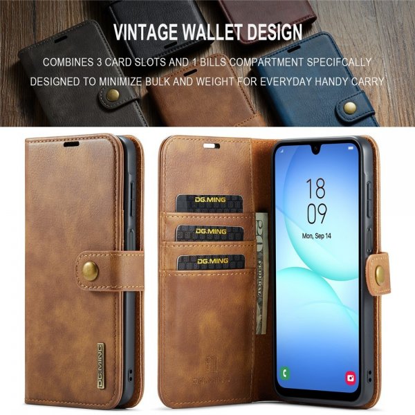 Dg.Ming Samsung Galaxy A17 Etui Avtagbart Deksel Brun