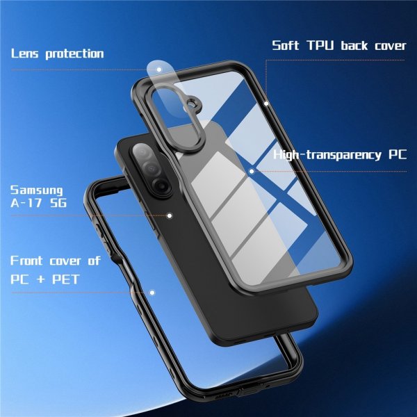 Redpepper Samsung Galaxy A17 Deksel Vanntett IP68 Svart