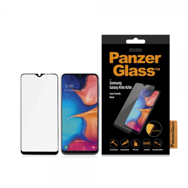 PanzerGlass Samsung Galaxy A20e Skjermbeskytter CaseFriendly Edge-to-Edge