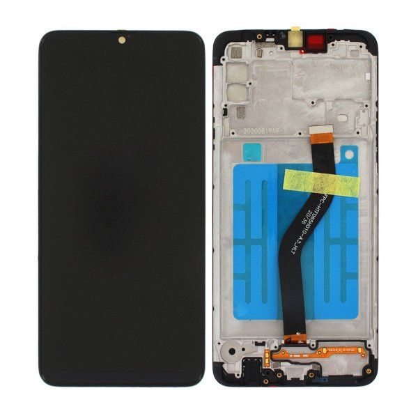 Samsung Samsung Galaxy A20s Skjerm med LCD Display Original - Svart