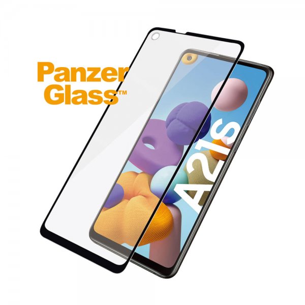 PanzerGlass Samsung Galaxy A21s Skjermbeskytter CaseFriendly Edge-to-Edge