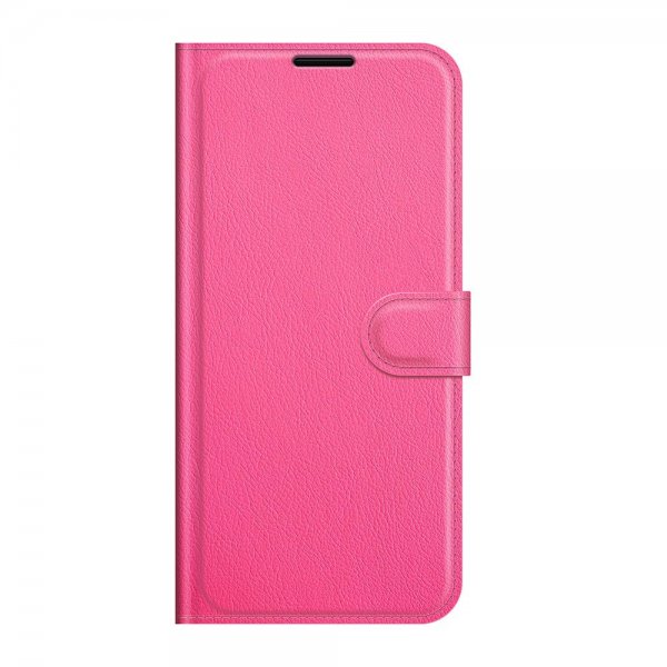 Samsung Galaxy A22 4G Etui Litchi Magenta