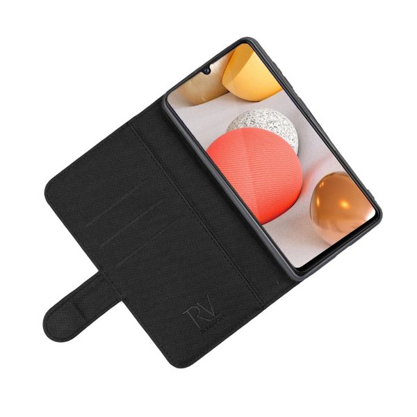Rvelon Samsung Galaxy A22 4G Etui Detachable Wallet Case Svart