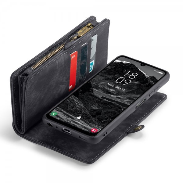 CaseMe Samsung Galaxy A25 Etui 008 Series Avtakbart Deksel Svart