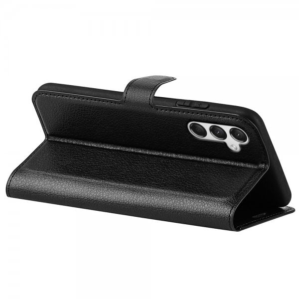 Samsung Galaxy A25 Etui Litchi Svart