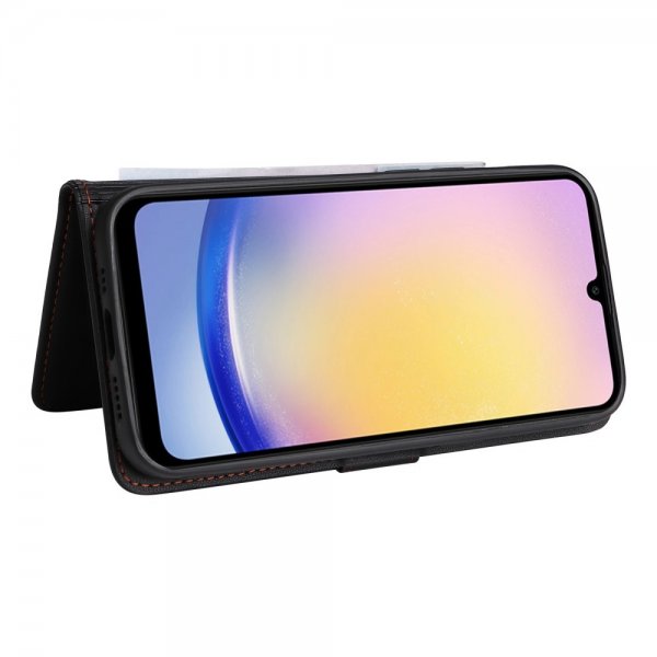 Betopnice Samsung Galaxy A25 Etui Avtagbart Deksel 005 Svart