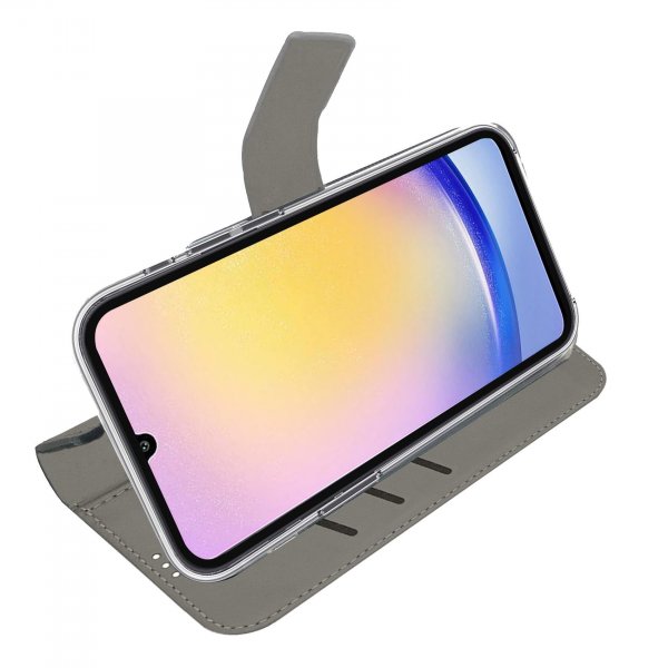Celly Samsung Galaxy A25 Etui Wally Wallet Case Svart
