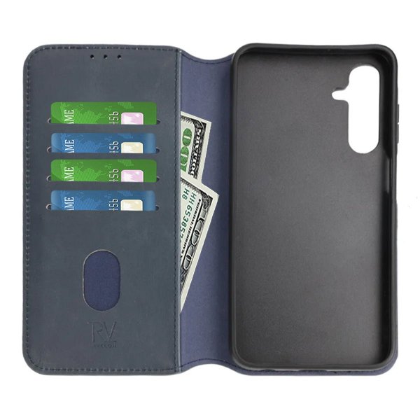 Rvelon Samsung Galaxy A25 Etui Detachable Wallet Case Blå