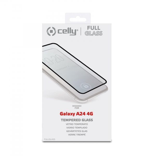 Celly Samsung Galaxy A24/A25 Skjermbeskytter FULLGLASS