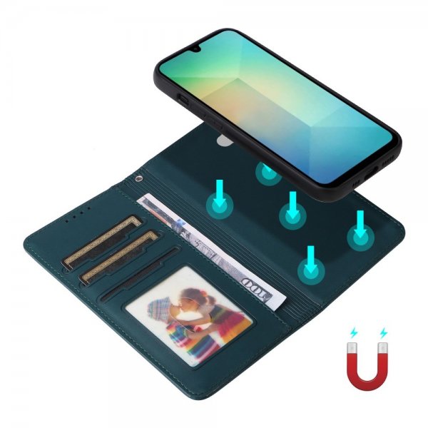 Betopnice Samsung Galaxy A26 Etui Avtagbart Deksel 005 Blå