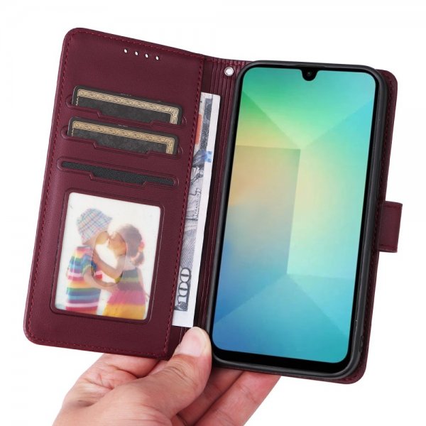 Betopnice Samsung Galaxy A26 Etui Avtagbart Deksel 005 Rød