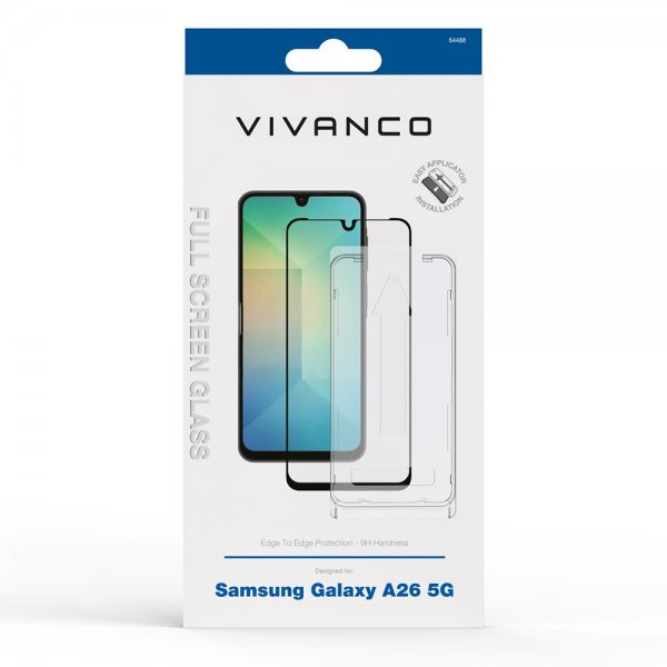 Vivanco Samsung Galaxy A26 Skjermbeskytter Full Screen