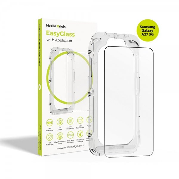 Mobile Origin Samsung Galaxy A27 Skjermbeskytter EasyGlass Applicator