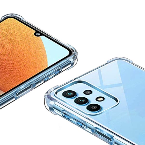Rvelon Samsung Galaxy A32 5G Deksel Støtsikker Transparent