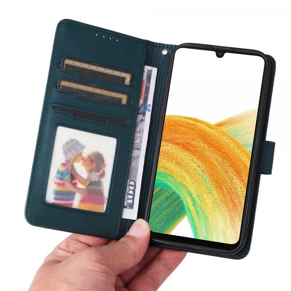 Betopnice Samsung Galaxy A33 5G Etui Avtagbart Deksel 005 Blå