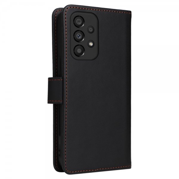 Betopnice Samsung Galaxy A33 5G Etui Avtagbart Deksel 005 Svart