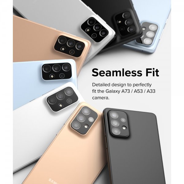 Ringke Samsung Galaxy A33 5G/Galaxy A53 5G Kamerabeskytter Camera Protector Glass 3-pack