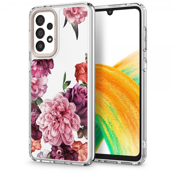 Cyrill Samsung Galaxy A33 5G Deksel Cecile Rose Floral