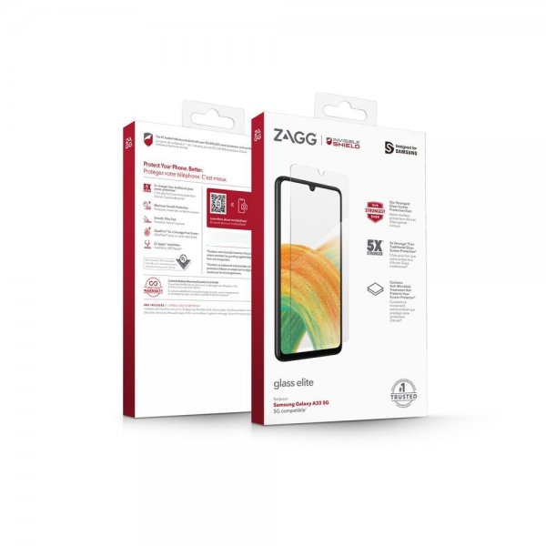 Zagg InvisibleShield Samsung Galaxy A33 5G Skjermbeskytter Glass Elite