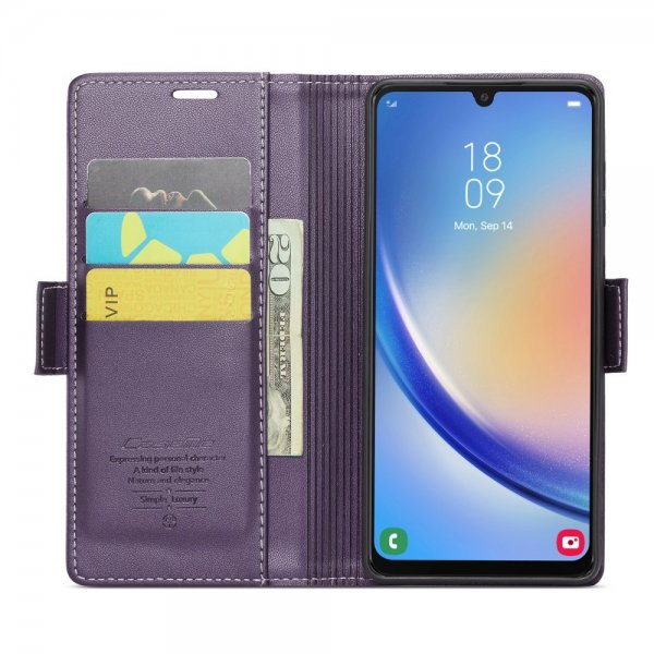 CaseMe Samsung Galaxy A34 5G Etui 023 Series Lilla