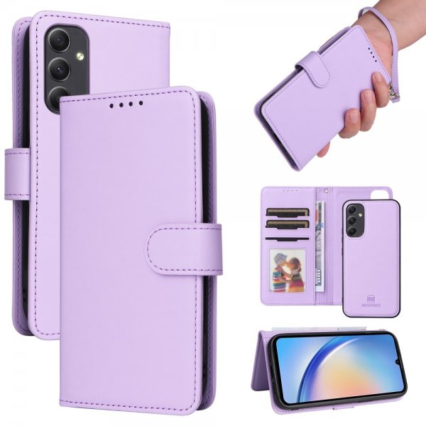 Betopnice Samsung Galaxy A34 5G Etui Avtagbart Deksel 005 Lilla
