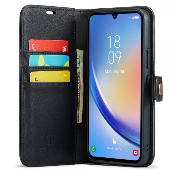Dg.Ming Samsung Galaxy A34 5G Etui Avtagbart Deksel Svart