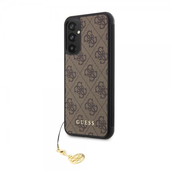 Guess Samsung Galaxy A34 5G Deksel 4G Charms Brun