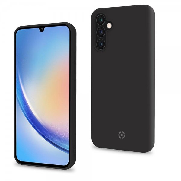 Celly Samsung Galaxy A34 5G Deksel CROMO Svart