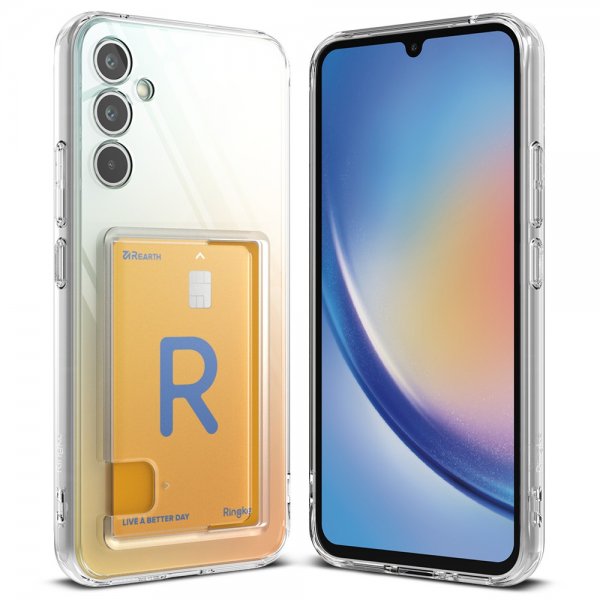 Ringke Samsung Galaxy A34 5G Deksel Fusion Card Clear