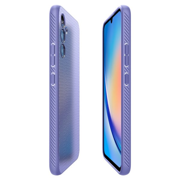 Spigen Samsung Galaxy A34 5G Deksel Liquid Air Awesome Violet