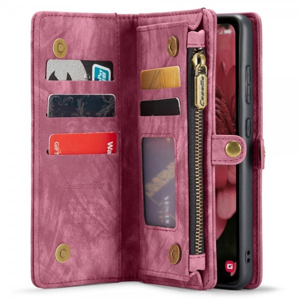 CaseMe Samsung Galaxy A35 Etui 008 Series Avtakbart Deksel Rød