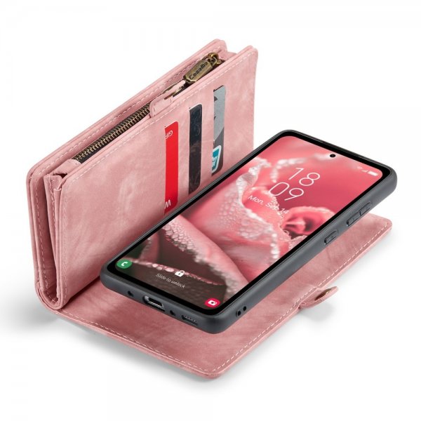 CaseMe Samsung Galaxy A35 Etui 008 Series Avtakbart Deksel Rosa