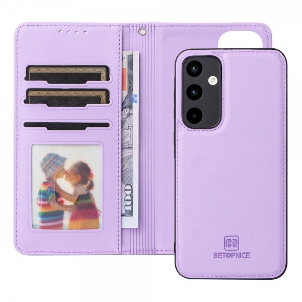 Betopnice Samsung Galaxy A35 Etui Avtagbart Deksel 005 Lilla