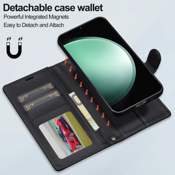 Lc.Imeeke Samsung Galaxy A35 Etui Avtagbart Deksel L2 Series MagSafe Svart