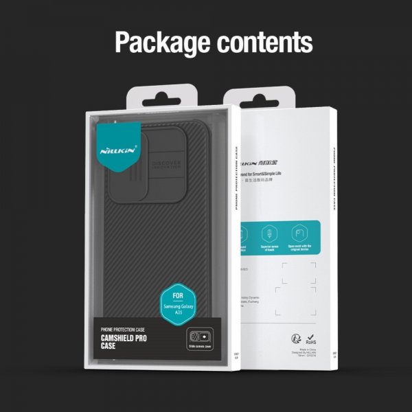 Nillkin Samsung Galaxy A35 Deksel CamShield Pro Svart