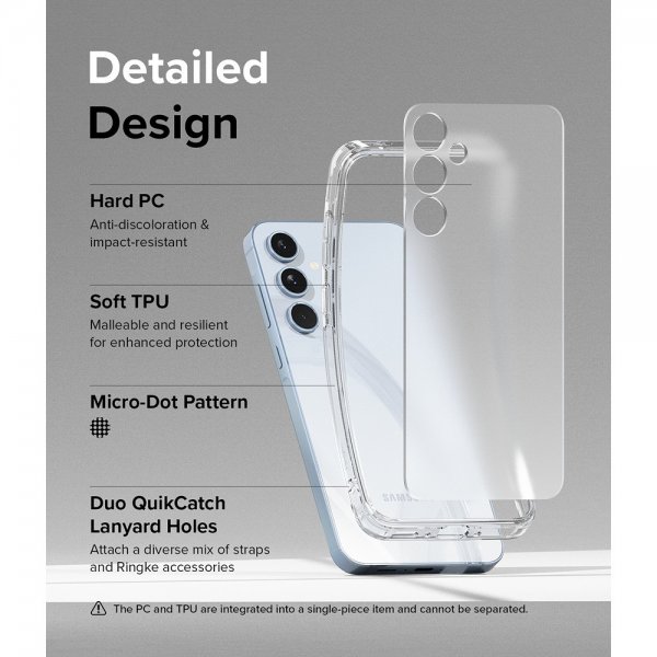 Ringke Samsung Galaxy A35 Deksel Fusion Matte Clear