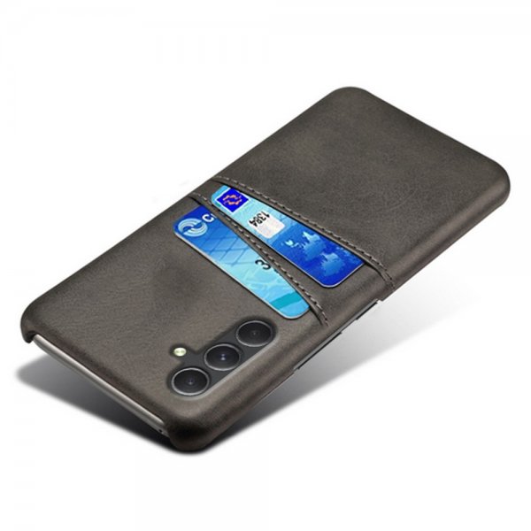 Samsung Galaxy A35 Deksel med To Kortlommer Svart
