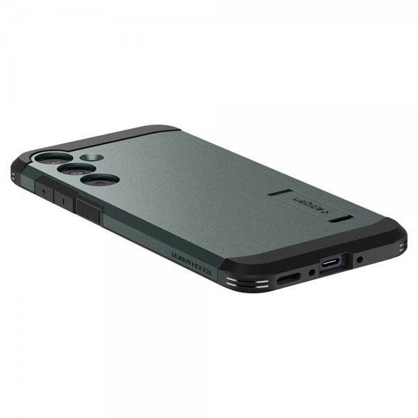 Spigen Samsung Galaxy A35 Deksel Tough Armor Abyss Green