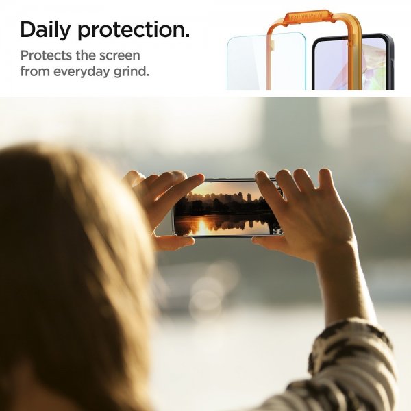 Spigen Samsung Galaxy A35 Skjermbeskytter GLAS.tR ALIGNmaster 2-pakning