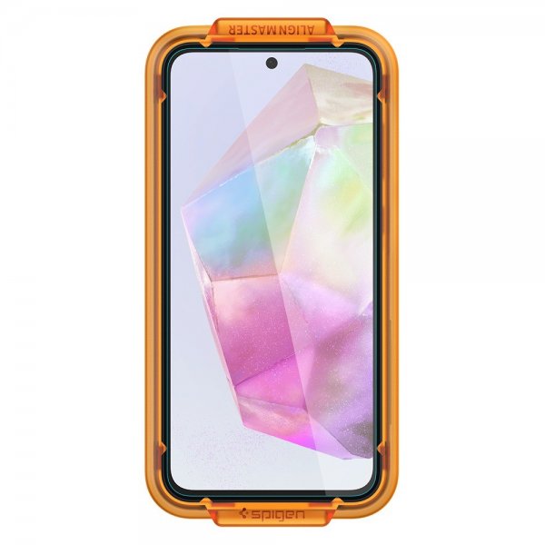 Spigen Samsung Galaxy A35 Skjermbeskytter GLAS.tR ALIGNmaster 2-pakning