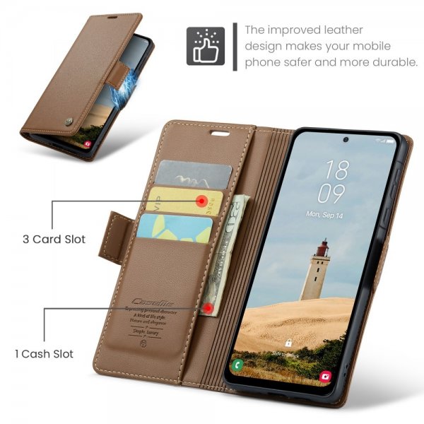 CaseMe Samsung Galaxy A36 Etui 023 Series Brun